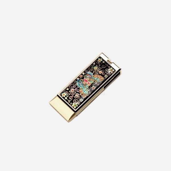USB 자개매듭(8G,16G,32G)-채색나비 - 한국의 멋이 담긴 자개USB메모리