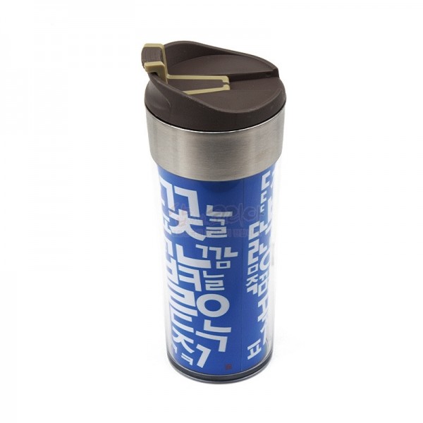 [한국의아침]한글 카페텀블러 - 히읗자음난장 - 전통 문화를 소재로 만든 텀블러