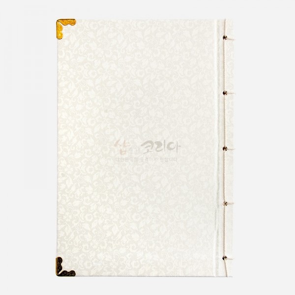 자개비단 오침노트- 신랑신부 - 자개비단으로 만들어진  전통 수공예 오침노트