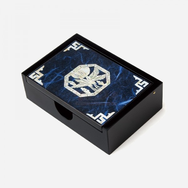 나전칠기 한지명함함-청학 - 고급스러운 한지와 자개의 조화