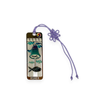 작은 금장 책갈피- 풍경 종