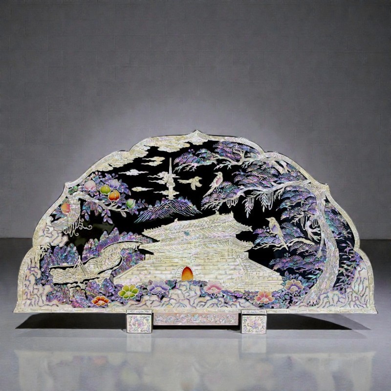 자개장식 나전칠기패-남대문 특대