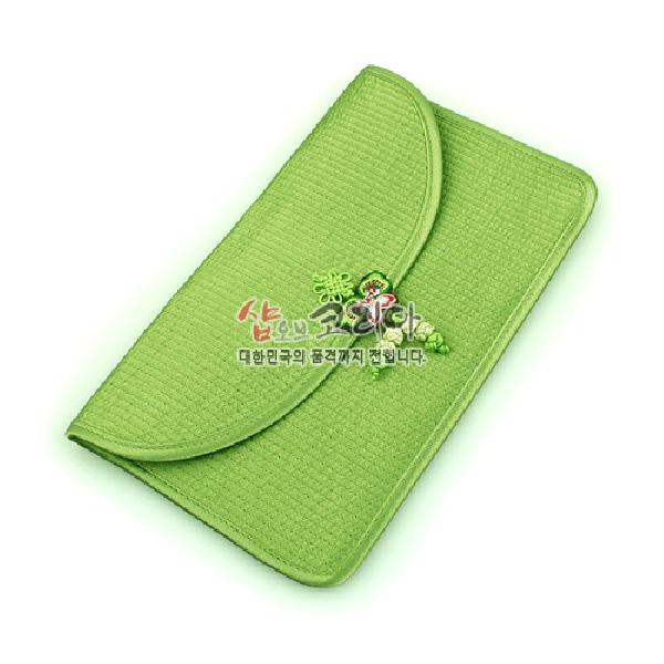 [소산당]누비수(秀) 지갑大-나비매듭[연두색] - 나비 매듭을 예쁘게 만든 누비수지갑